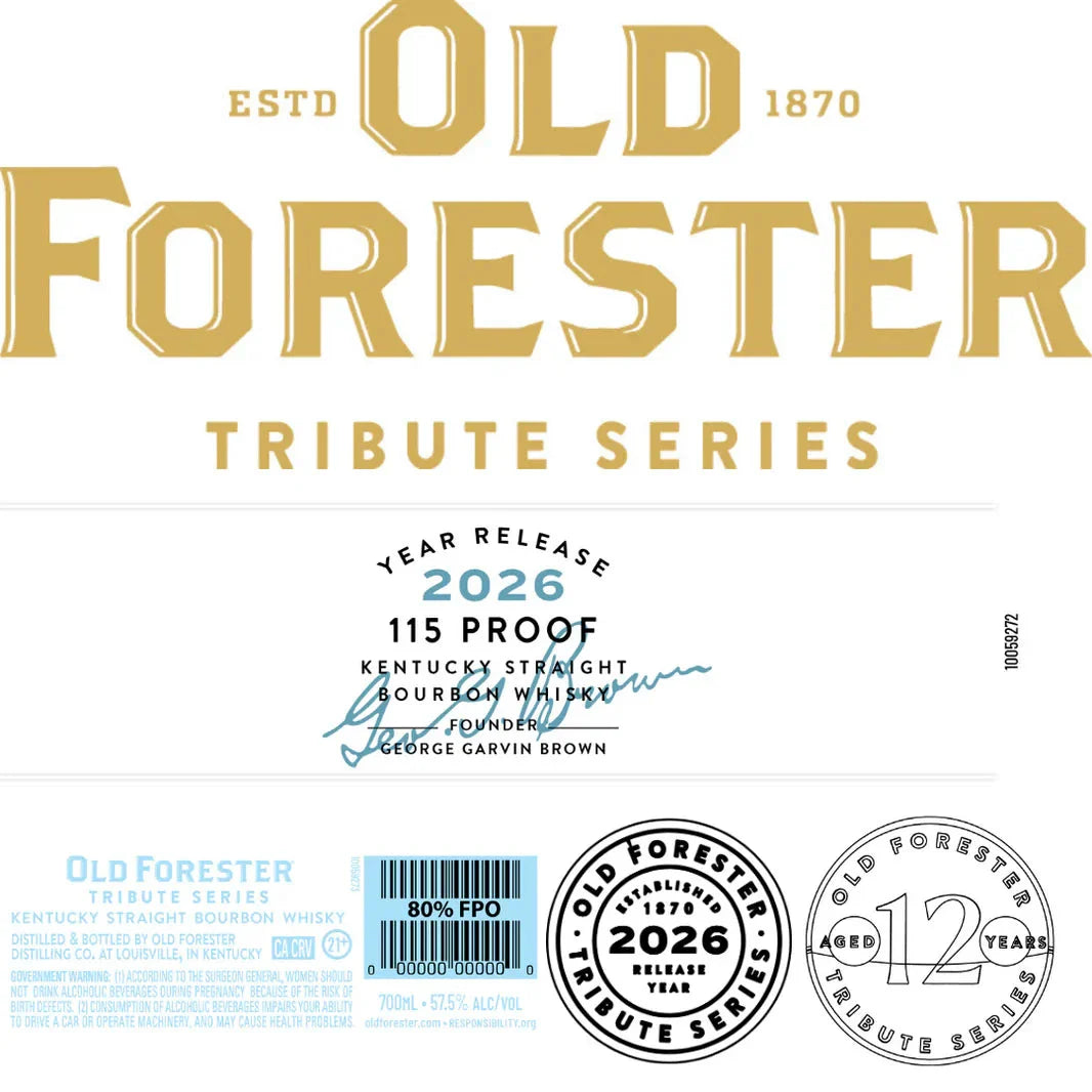 Buy Old Forester Tribute Series 2026 12 Year Kentucky Straight