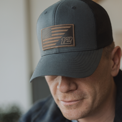 #12 American Flag Hat