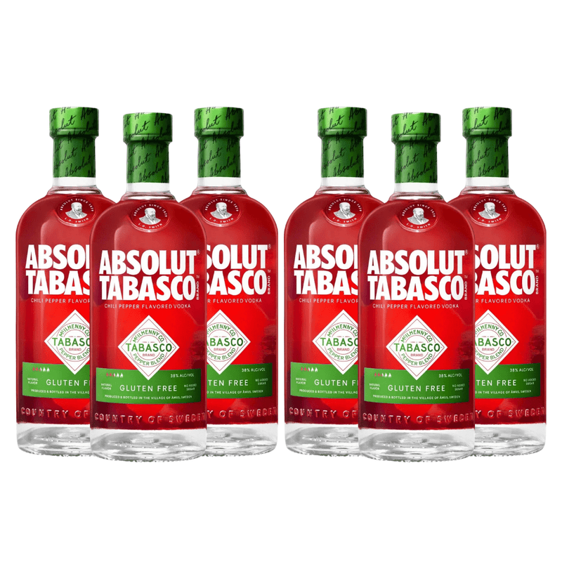 Buy Absolut Tabasco Chili Pepper Flavored Vodka 6pk® Online