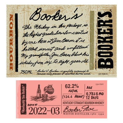 Booker’s “Kentucky Tea Batch” Batch 2022-03