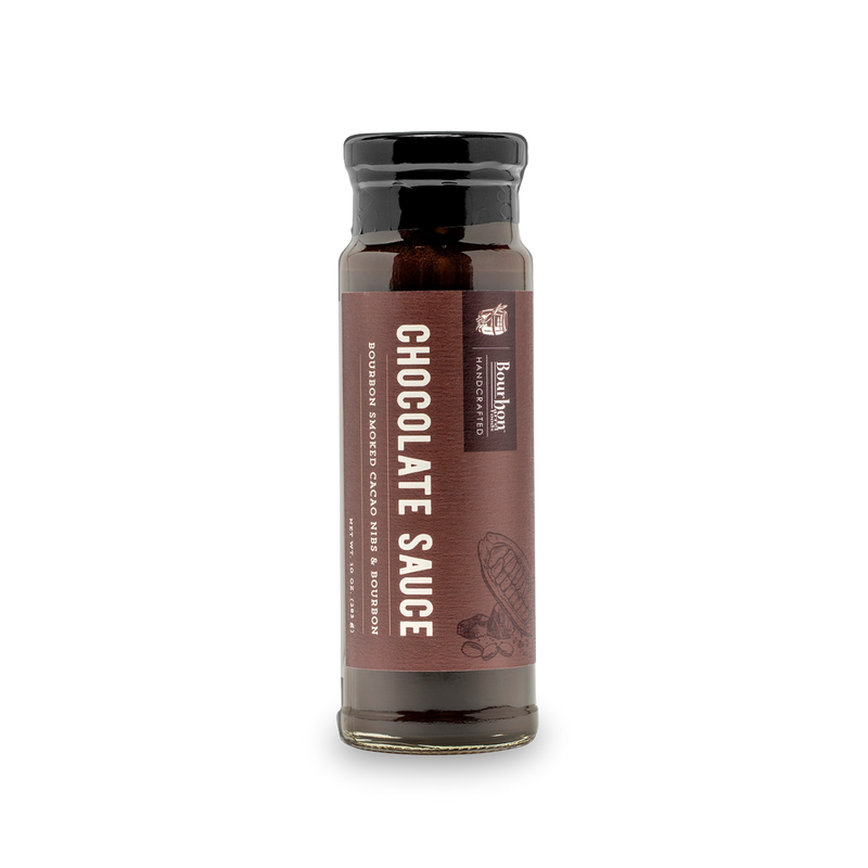Chocolate Sauce – Bourbon Smoked Cacao Nibs & Bourbon