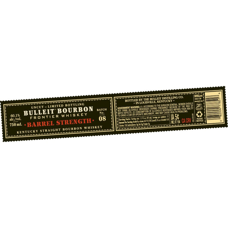 Bulleit Bourbon Barrel Strength Batch 