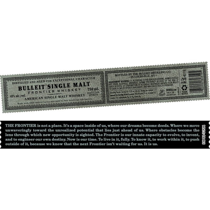 Bulleit Single Malt American Whiskey