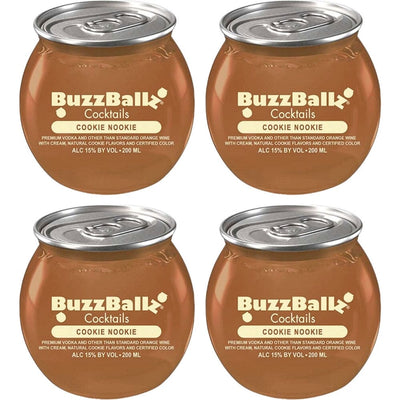 Buzzballz Cookie Nookie Pre-Mixed Cocktails 4-Pack
