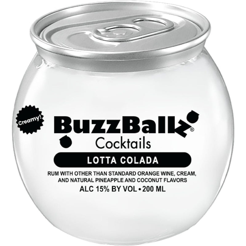 Buzzballz Lotta Colada Pre-Mixed Cocktails 4-Pack