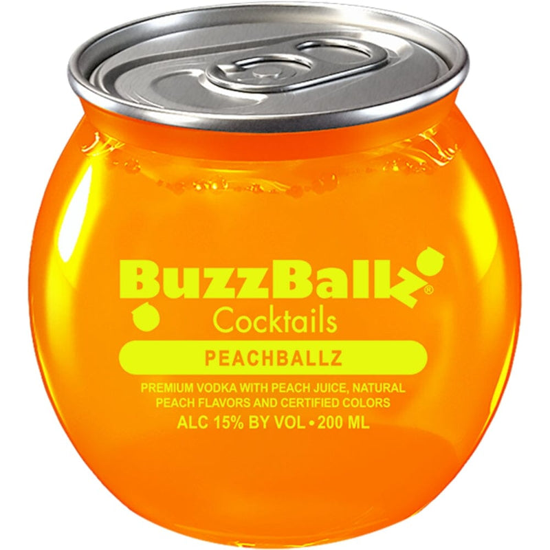 Buzzballz Peachballz Pre-Mixed Cocktails 4-Pack