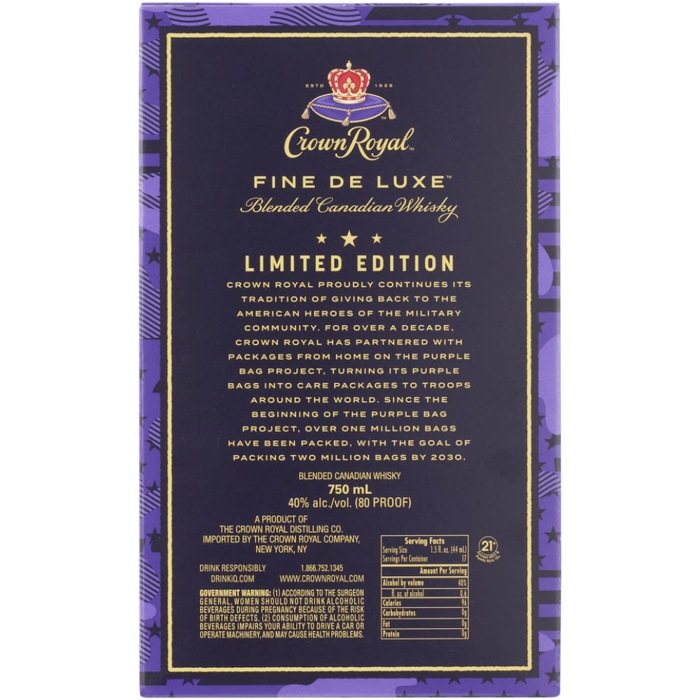 Buy Crown Royal Limited Edition Purple Camo Bag® Online | Canadian