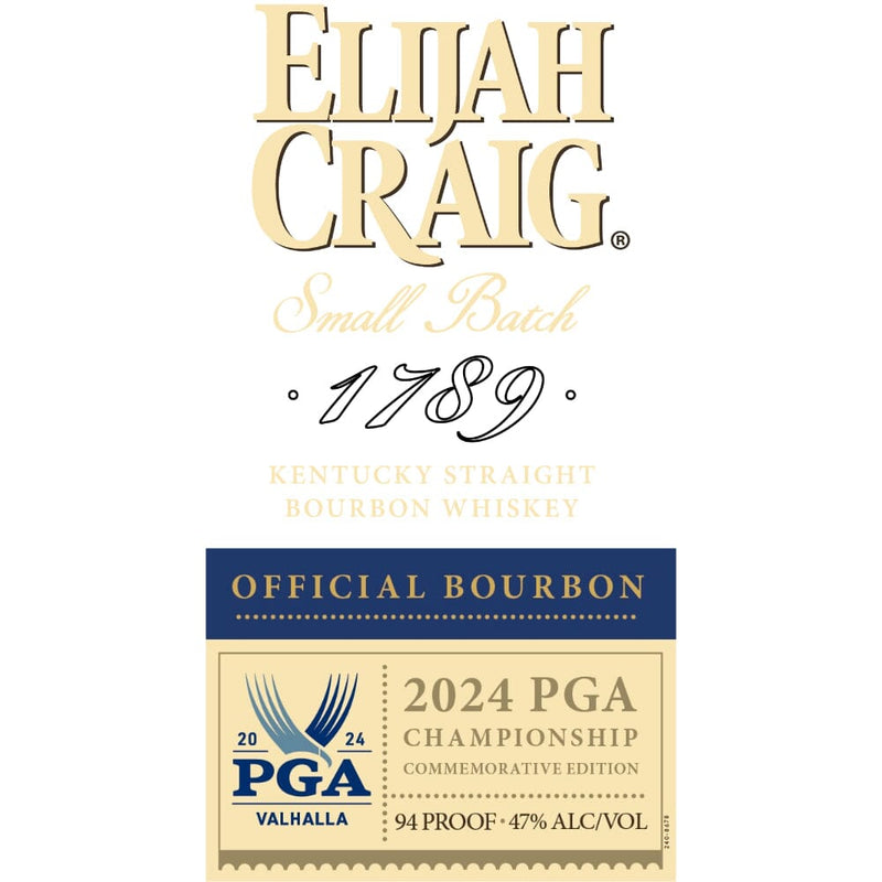 Elijah Craig 2024 PGA Championship Commemorative Edition