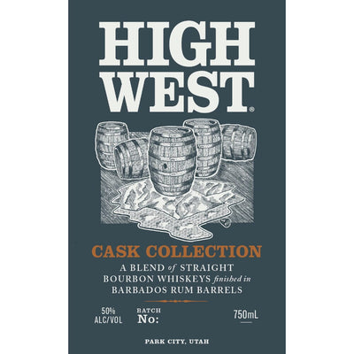 High West Cask Collection "Wild Wild Rum" Bourbon Finished in Barbados Rum Barrels