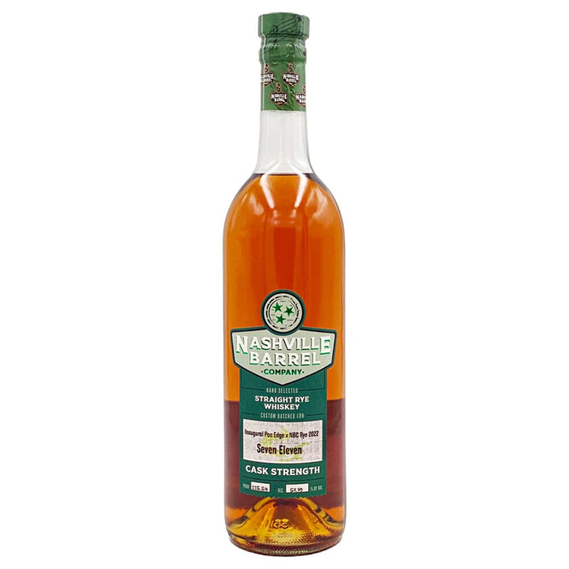 Nashville Barrel Company Seven Eleven Cask Strength Rye Whiskey
