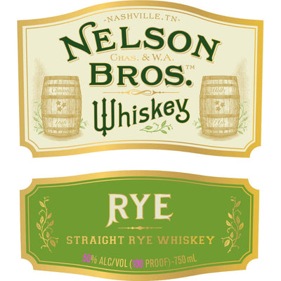 Nelson Bros. Straight Rye Whiskey