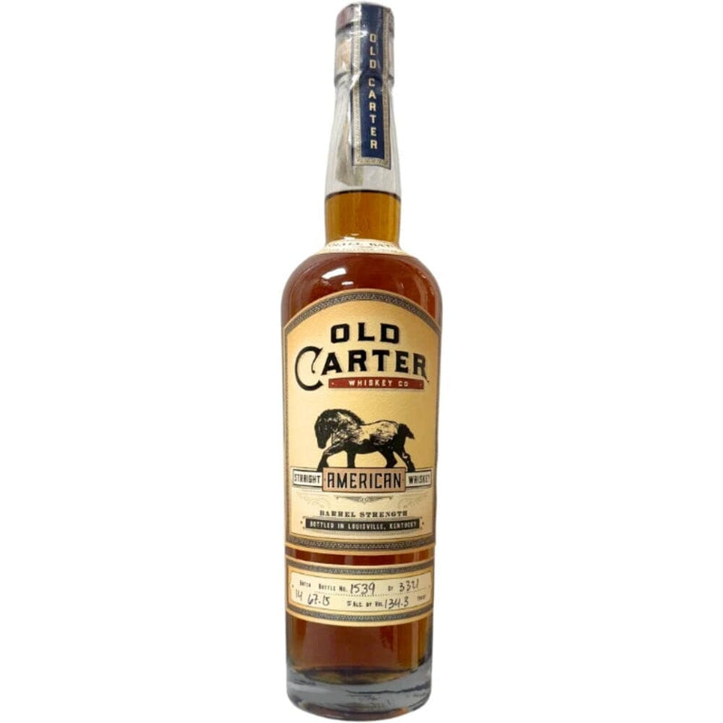 Old Carter Straight American Whiskey Small Batch 14 2025 Release