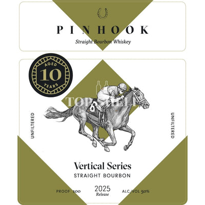 Pinhook Vertical Series 10 Year Old Bourbon 2025 Release 115.9 Proof