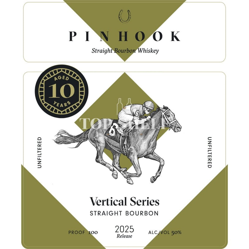 Pinhook Vertical Series 10 Year Old Bourbon 2025 Release 115.9 Proof