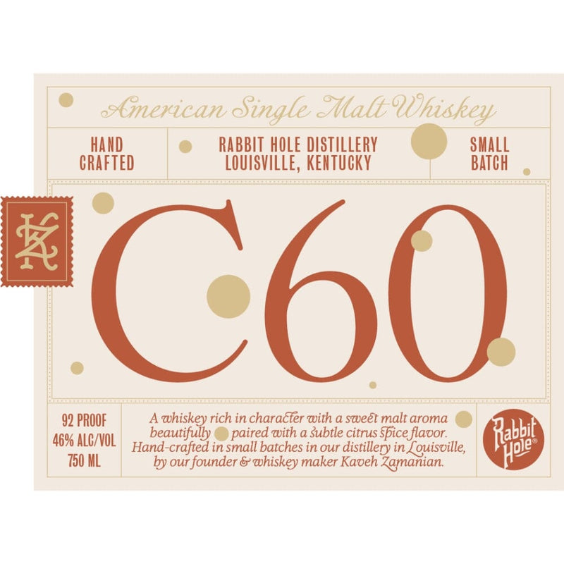 Rabbit Hole C60 American Single Malt Whiskey