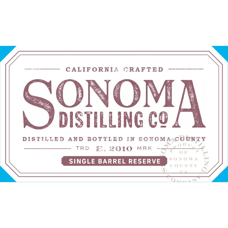 Sonoma Single Barrel Reserve Straight Bourbon Finished in Red Wine Barrels