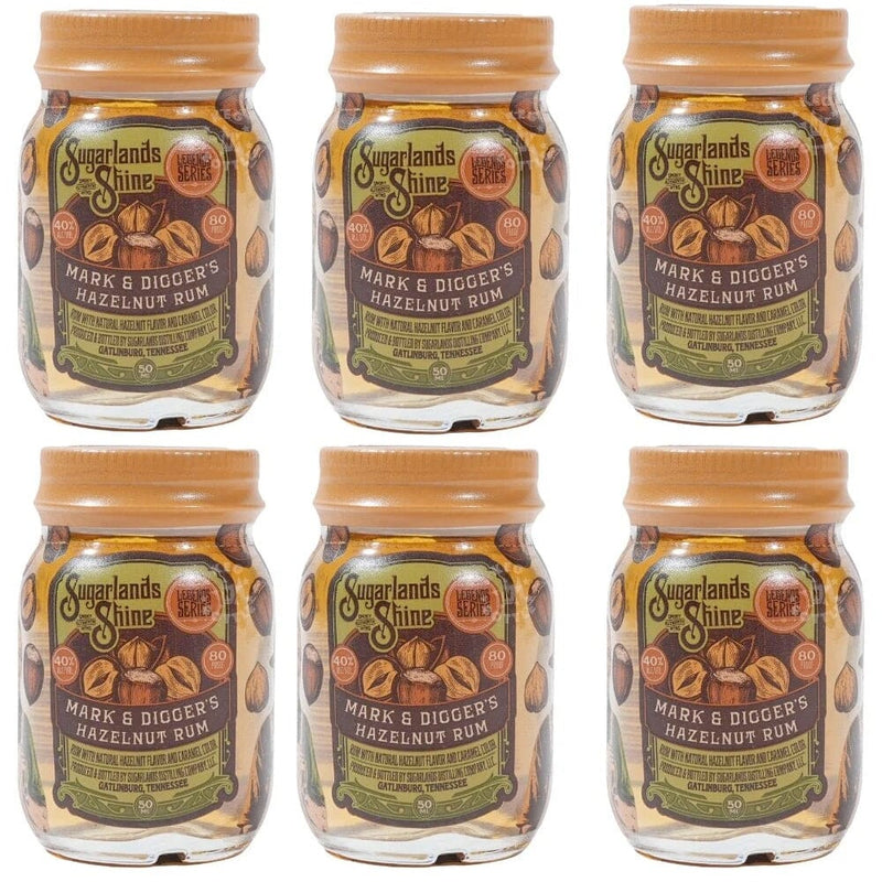 Sugarlands Shine Hazelnut Rum Moonshine 50ml 6pk