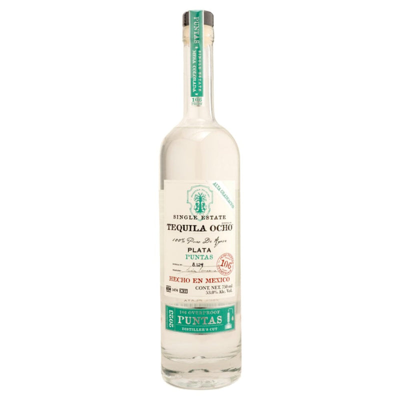 Tequila Ocho Single Estate 2023 Plata Puntas 106 Overproof