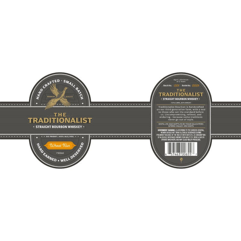 The Traditionalist Wheat Run Straight Bourbon