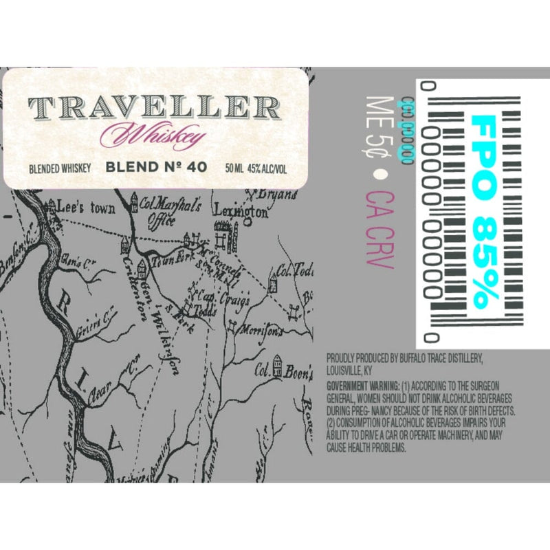 Traveller Whiskey by Chris Stapleton & Buffalo Trace 50ml 12pk