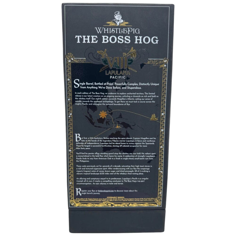 WhistlePig The Boss Hog "The One That Made It Around The World"
