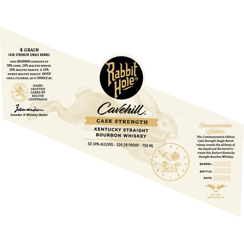 Rabbit Hole Cavehill Cask Strength Commemorative Edition