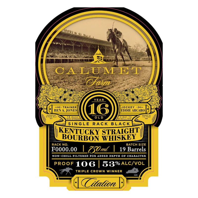 Calumet Farm 16 Year Old Bourbon
