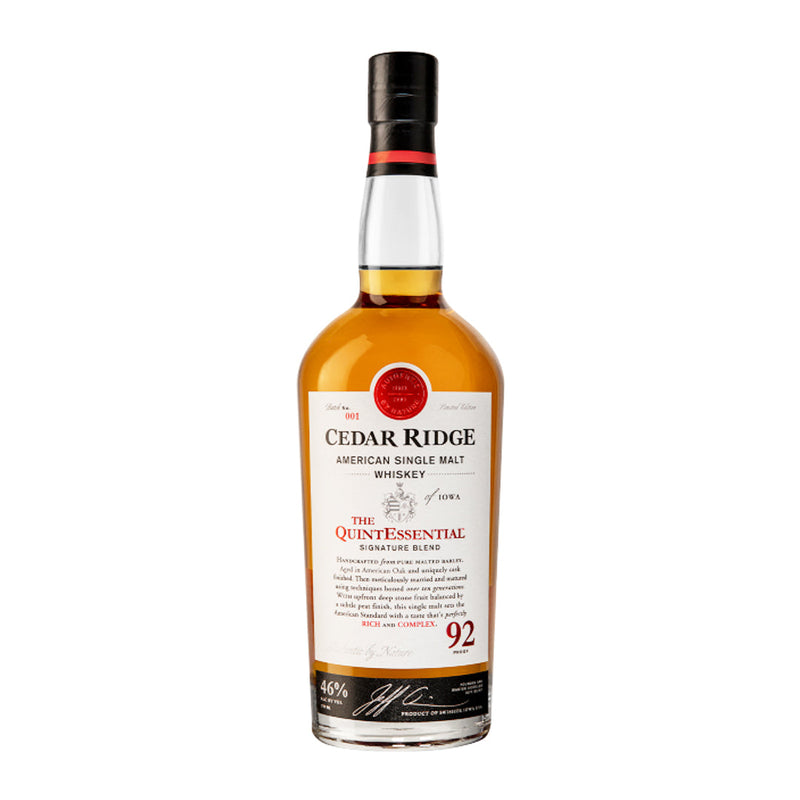 Cedar Ridge The Quintessential Signature Blend