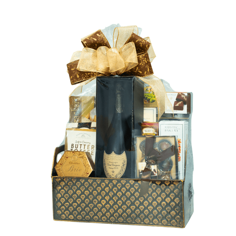 Dom Pérignon Brut Champagne Gift Basket