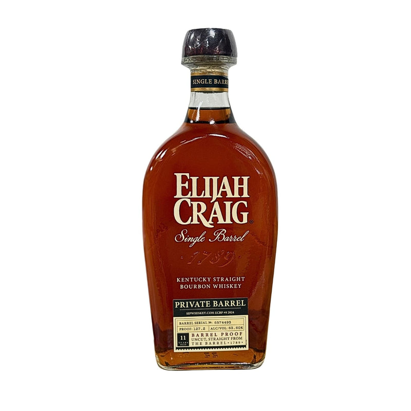 Elijah Craig Single Barrel Privately Selected by Sip Whiskey 