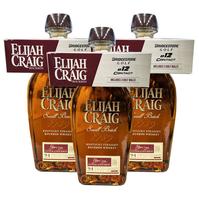 Elijah Craig Small Batch X Bridgestone 3PK Golf Balls