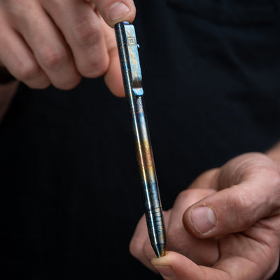 Flame Anodized Slim Bolt Action Pen *Limited Release*