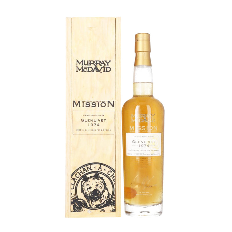 Glenlivet 1974 Murray McDavid 28 Year Old Mission
