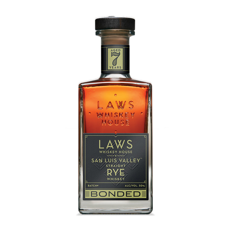 Laws Whiskey San Luis Valley Rye 7 Year Old Bonded