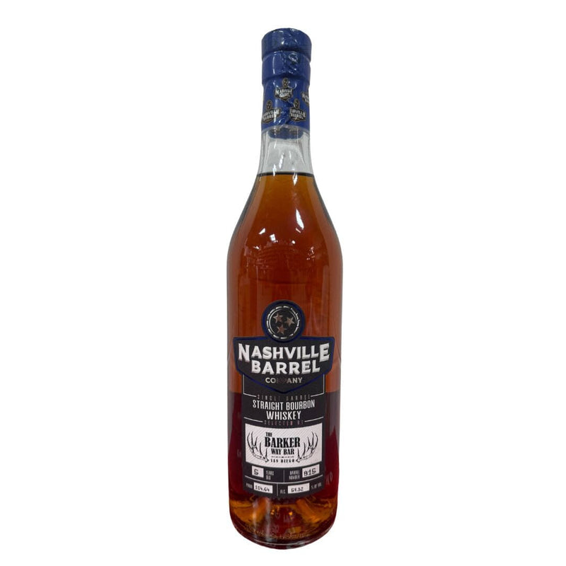 Nashville Barrel Company Single Barrel Straight Bourbon Privately Selected by Barker Way