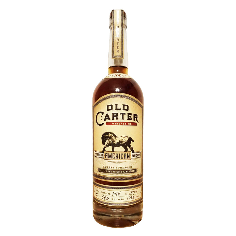 Old Carter Straight American Whiskey Barrel Strength Small Batch 12 Year Old Batch 