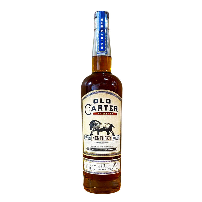 Old Carter Straight Kentucky Whiskey Barrel Strength Batch 