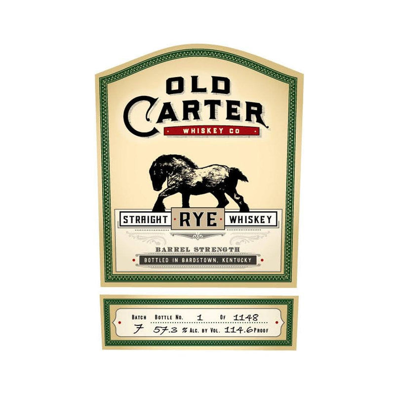 Old Carter Straight Rye Batch 7