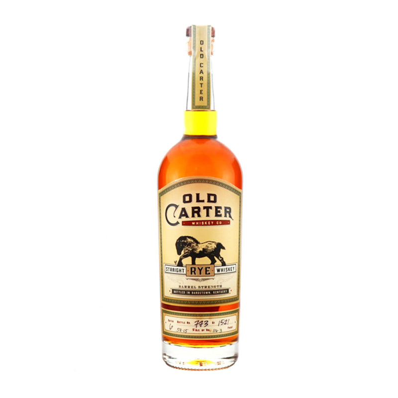 Old Carter Straight Rye Whiskey Barrel Strength Batch 