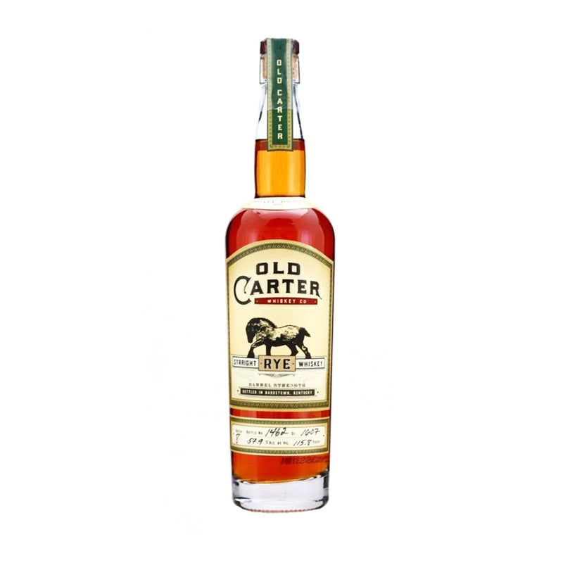 Old Carter Straight Rye Whiskey Barrel Strength Small Batch 