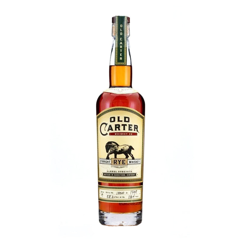 Old Carter Straight Rye Whiskey Barrel Strength Small Batch 