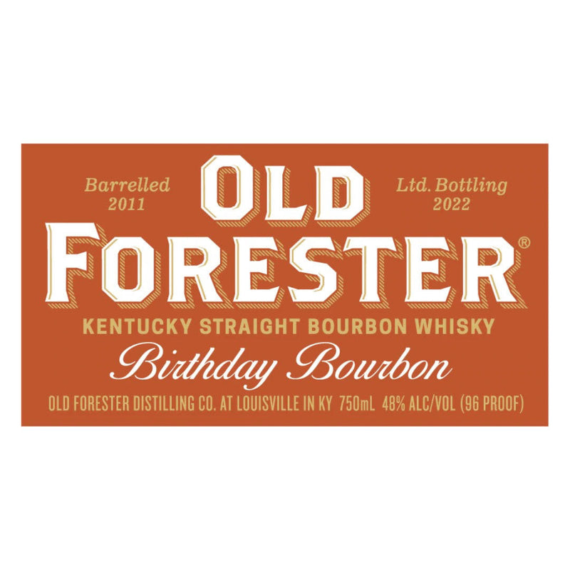 Old Forester Birthday Bourbon 2022