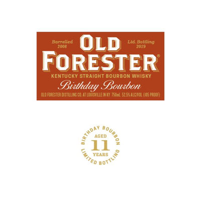 Old Forester Birthday Bourbon 2019