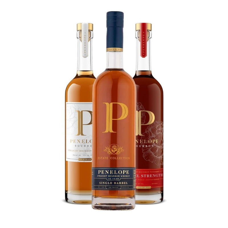 Penelope Estate Collection 10 Year Old Single Barrel Bourbon (105 Proof) Bundle