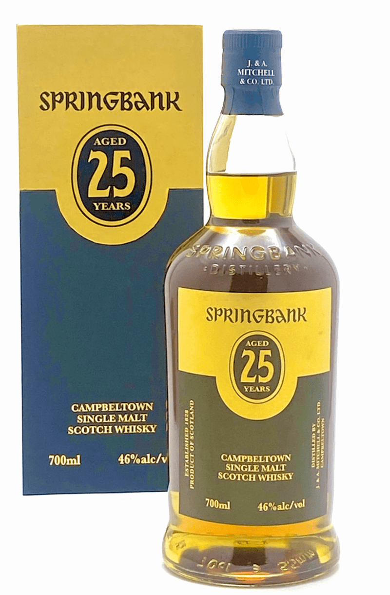 Springbank 25 Year Old Scotch Whisky