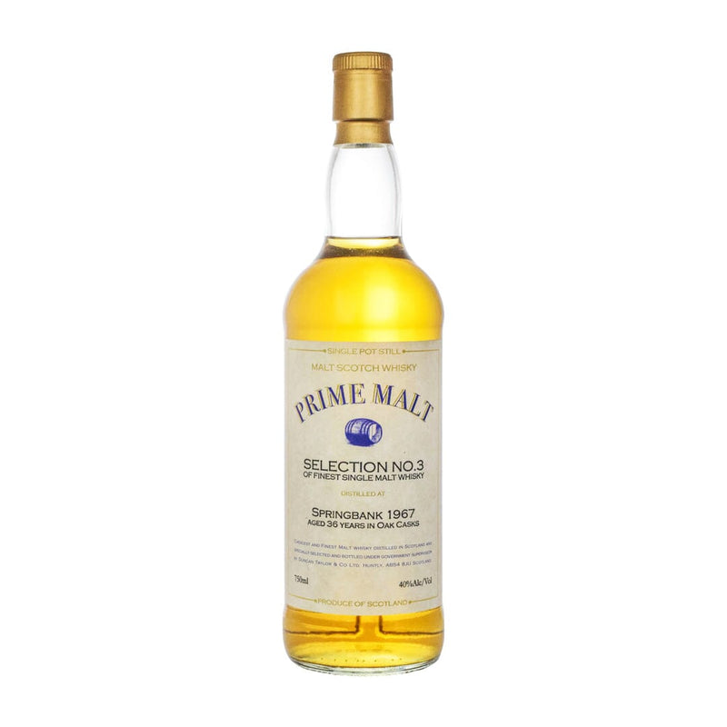 Springbank 36 Years Old Prime Malt Selection No. 3 1967