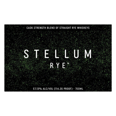 Stellum Cask Strength Rye Black