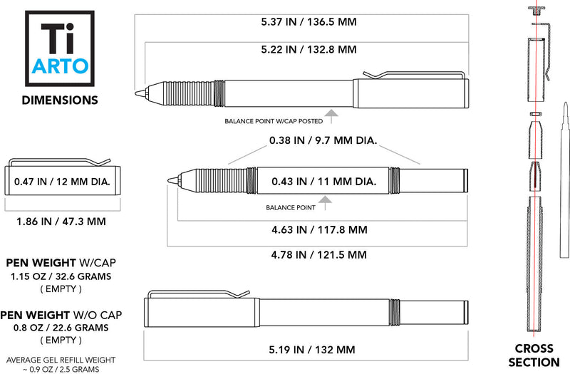 Ti Arto : The Ultimate Refill Friendly Pen