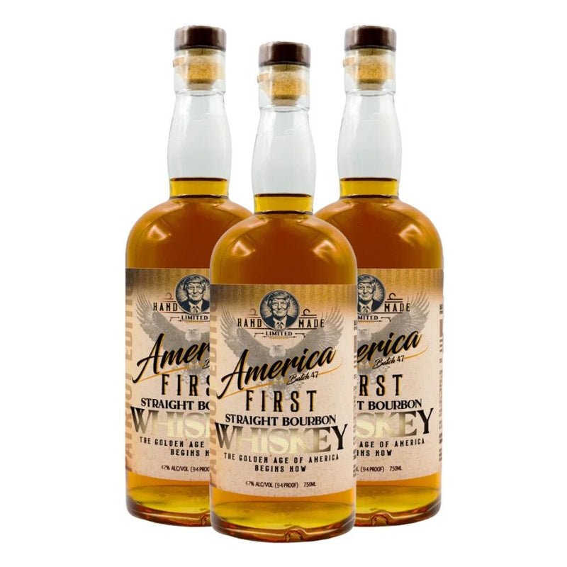 America First Bourbon Whiskey 3pk