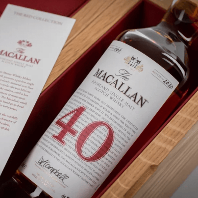 Buy The Macallan Red Collection 40 Year Old 2025 Edition® Online ...